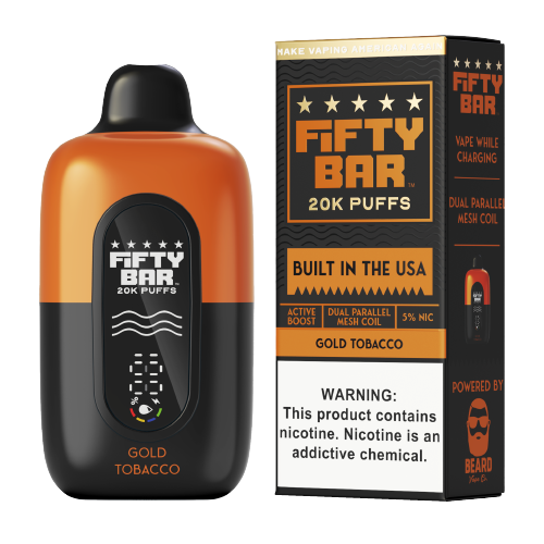 Fifty Bar 20K Gold Tobacco disposable vape